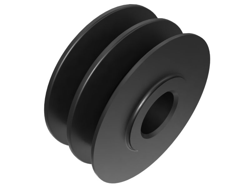 Шкив генератора переменного тока с 2 канавками