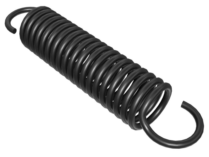 Пружина растяжения крюка 0,50" с наружным диаметром