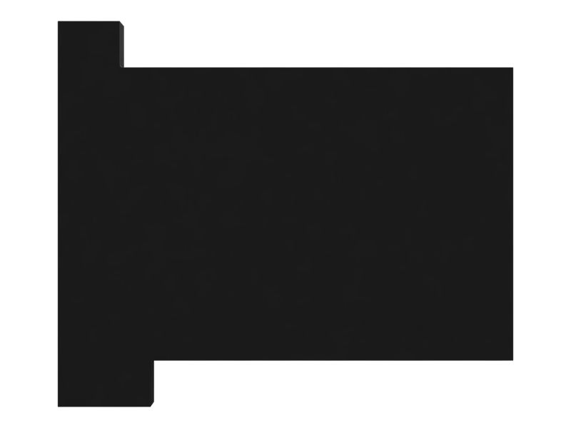 Пластина ограждения цилиндра длиной 40 мм