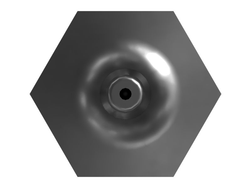 Заправочный клапан с шестигранной головкой размером 22 мм