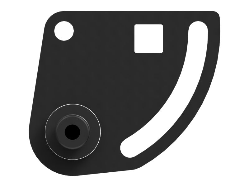 Опора направляющего колеса привода насоса