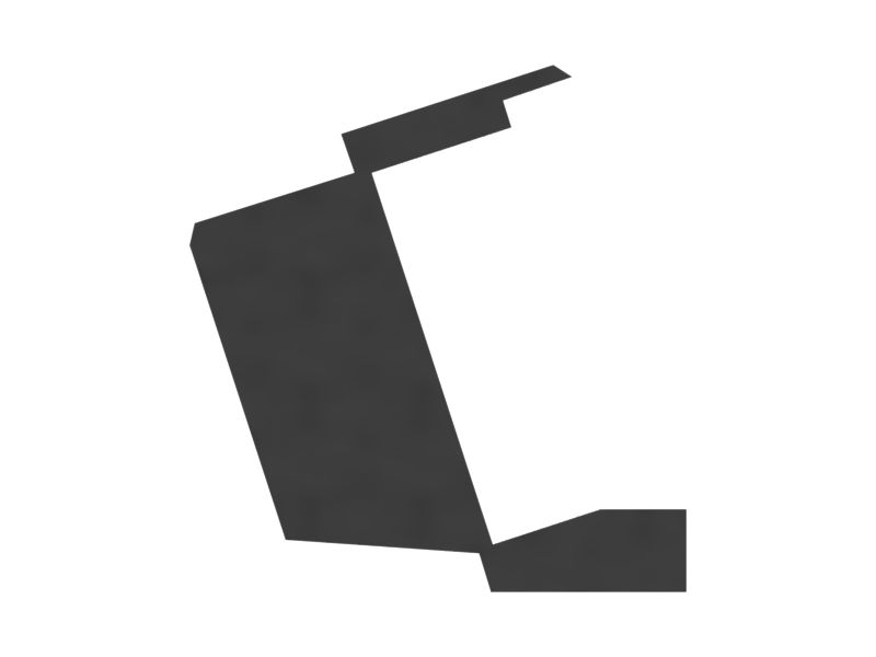 Уплотнение воздуховода воздушного фильтра в кабине, толщина 3 мм