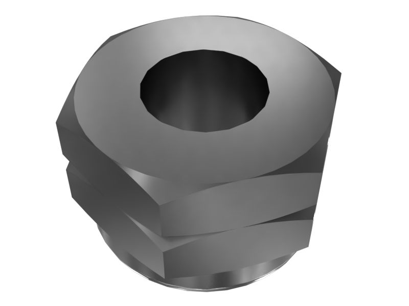 Шестигранная контргайка 1/4"-28