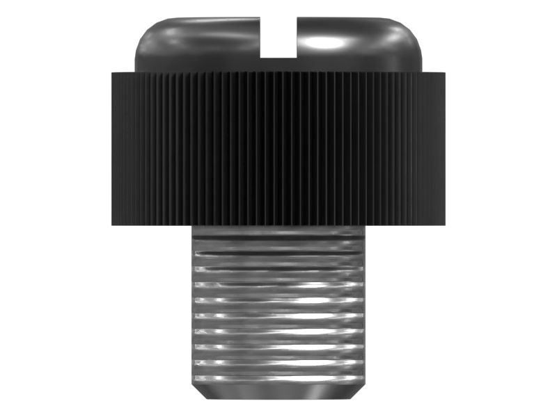 9U-6272: 6.35mm Nominal Length Thumb Nylon Screw