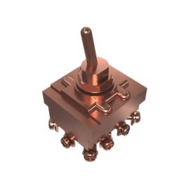 283-3074: 32 Volt Four Pole Toggle Switch