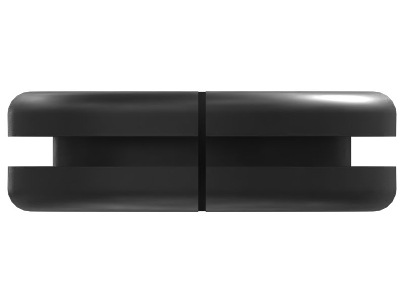 Резиновая втулка с круглым фланцем с внутренним диаметром 6 мм