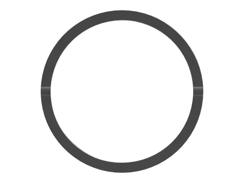 Упорное кольцо замыкающего звена со смазочными канавками, НД 66,95 мм