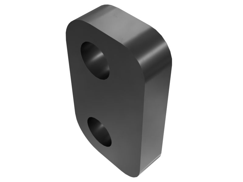 Опорная плита пальца толщиной 10 мм