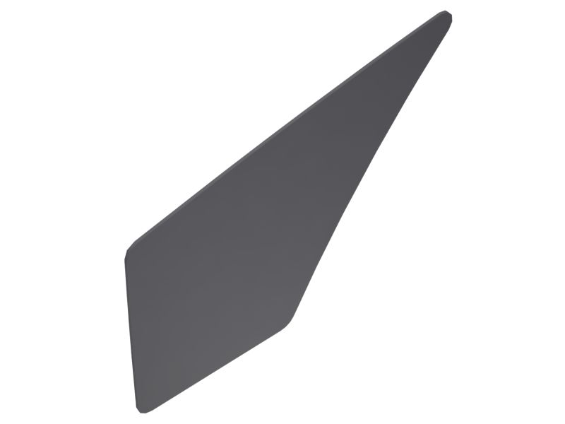 Стекло двери кабины толщиной 5 мм