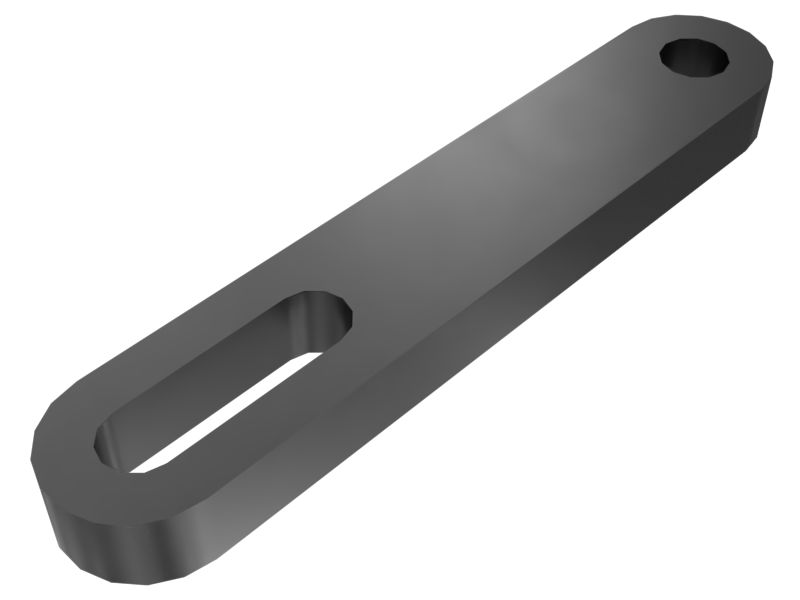 Опорная плита с двумя болтами толщиной 9,525 мм