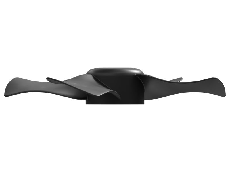 4 Лопастной вентилятор конденсатора хладагента