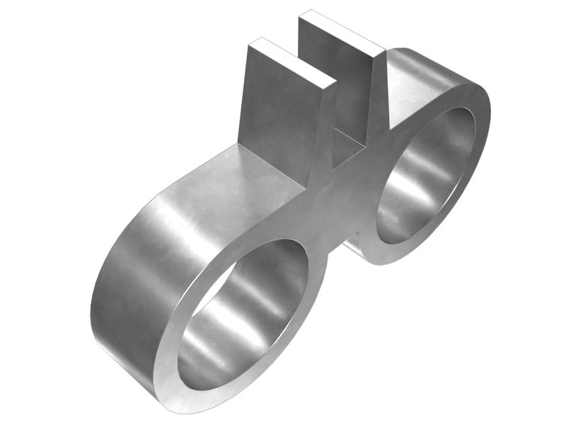 Двойная кабельная накладка, длина 331 мм