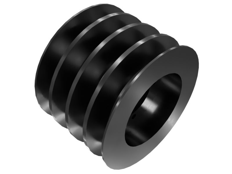 Шкив натяжителя ремня с 4 канавками