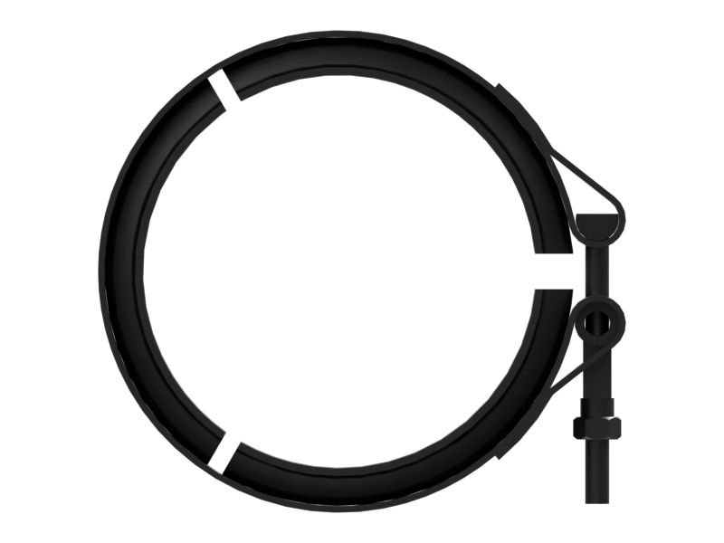 V-образный зажим с внутренним диаметром 121,7 мм