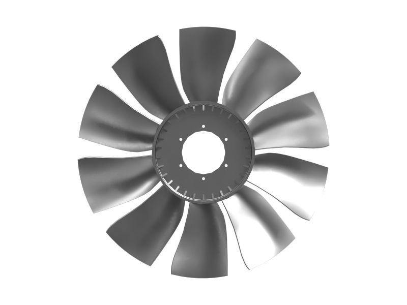 10 Лопастной всасывающий вентилятор