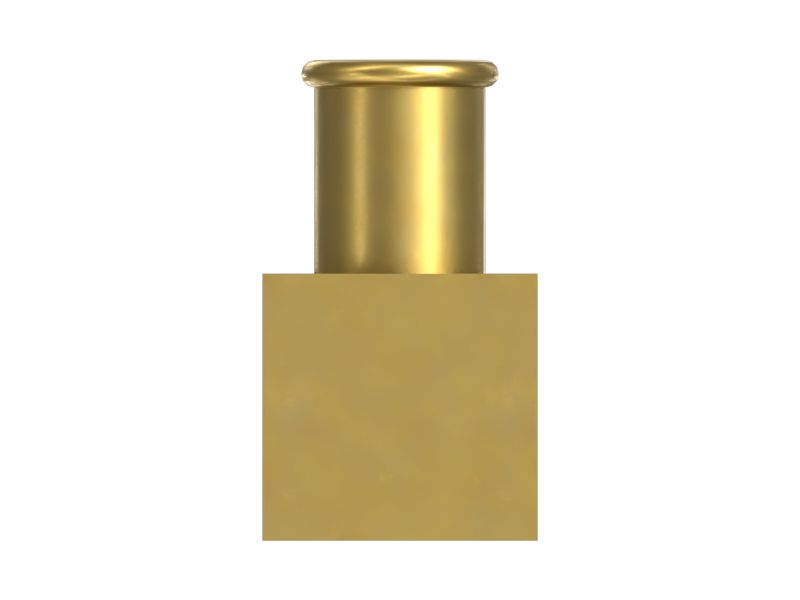 Переходной коленчатый патрубок, 90 градусов, длина 31,75 мм