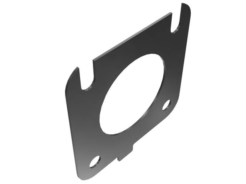 Стальная регулировочная прокладка толщиной 2 мм