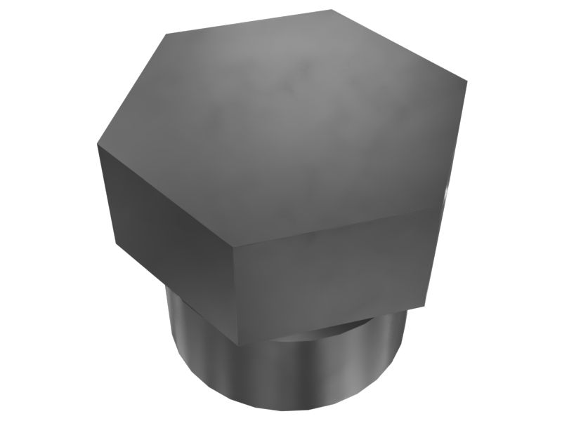 Заглушка с шестигранным хвостовиком с резьбой 7/8-14