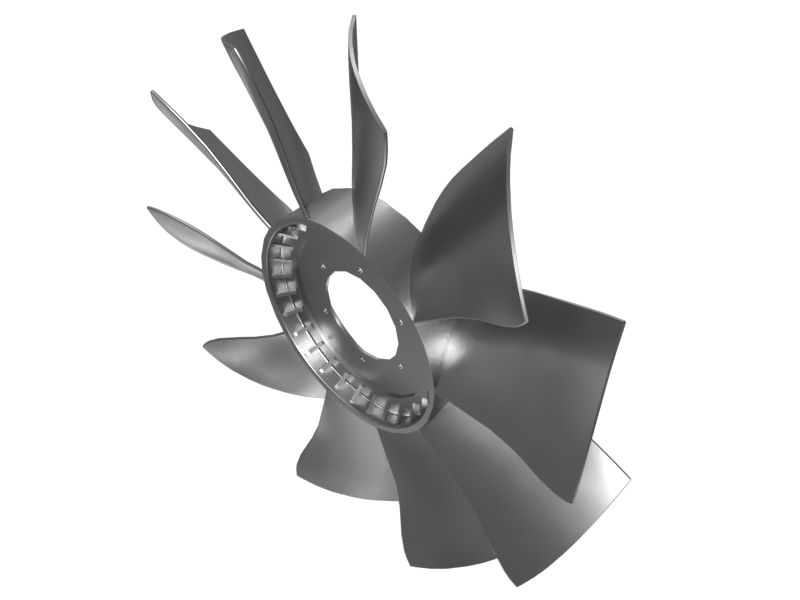 10 Лопастной всасывающий вентилятор