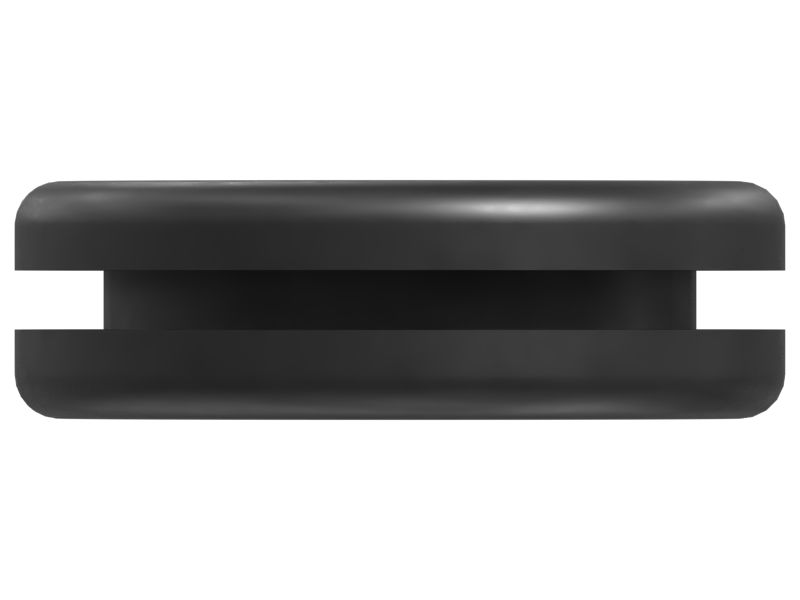 Резиновая втулка с круглым фланцем с внутренним диаметром 6 мм