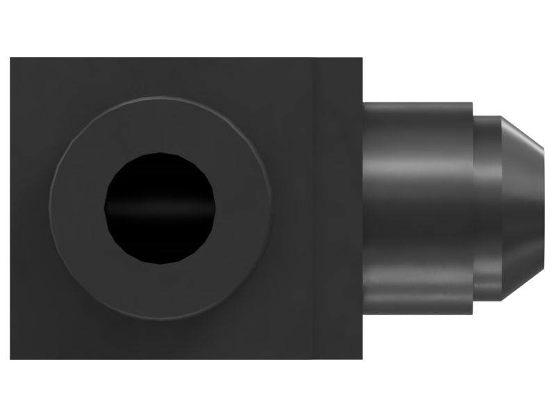 Переходной коленчатый патрубок жидкостной системы с углом 90°