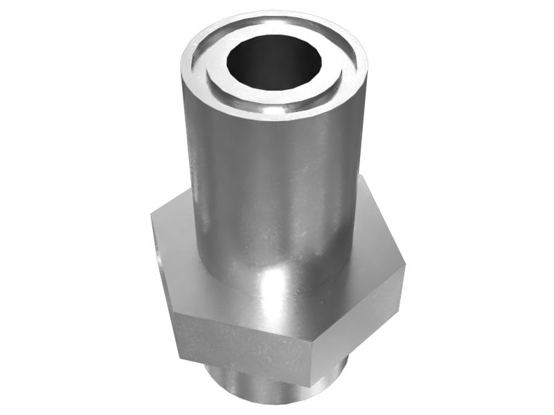 108-3872: 74.50mm Long Straight Coupling Adapter