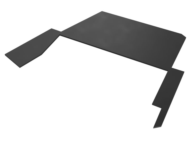 Уплотнение воздуховода воздушного фильтра в кабине, толщина 3 мм