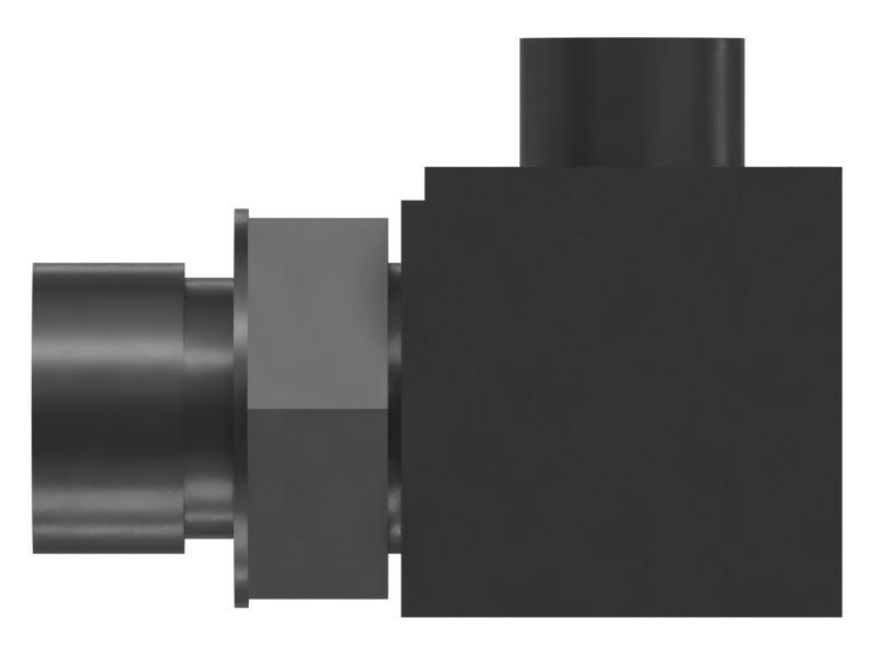 Переходной коленчатый патрубок 90° (ORFS/STOR)