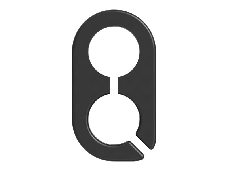 Резиновая втулка для гидравлической линии с двумя отверстиями