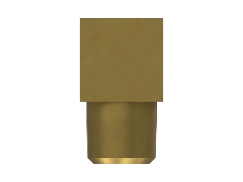 Переходной коленчатый патрубок, 90 градусов, длина 31,75 мм