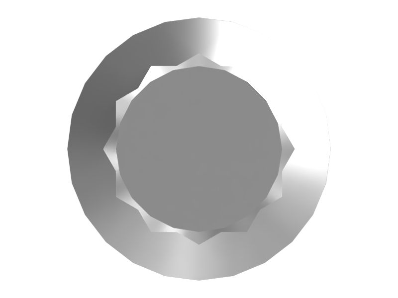 Болт с 12-точечной головкой M10-1,5 x 35 мм