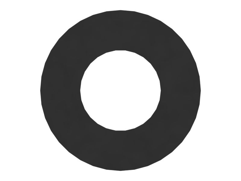 Шайба электромагнитного клапана толщиной 0,5 мм