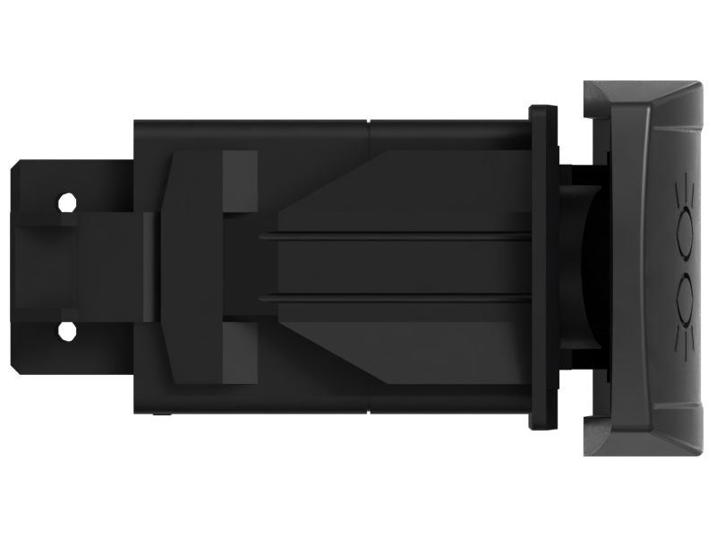 Двухполюсный кулисный переключатель освещения