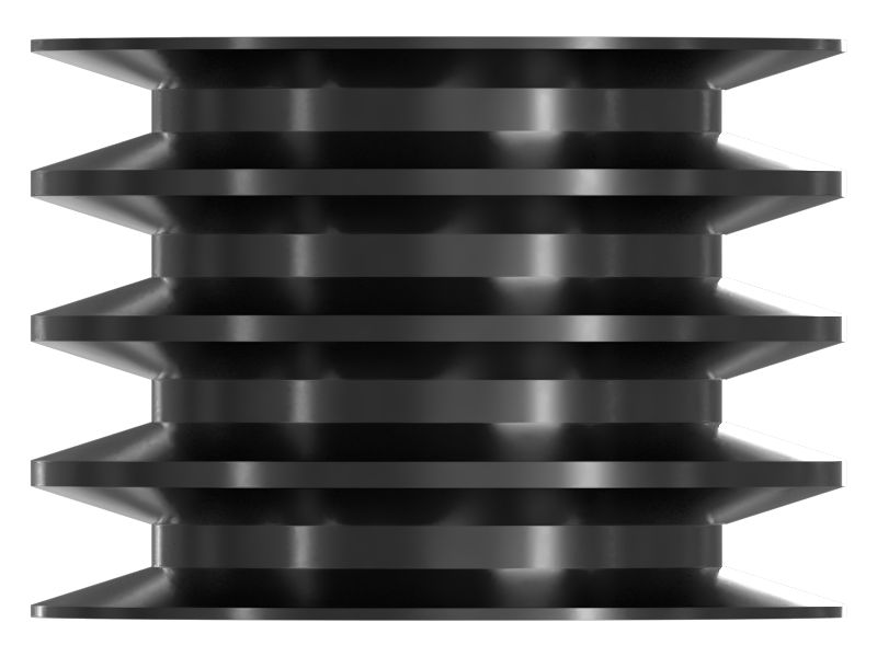 Шкив натяжителя ремня с 4 канавками