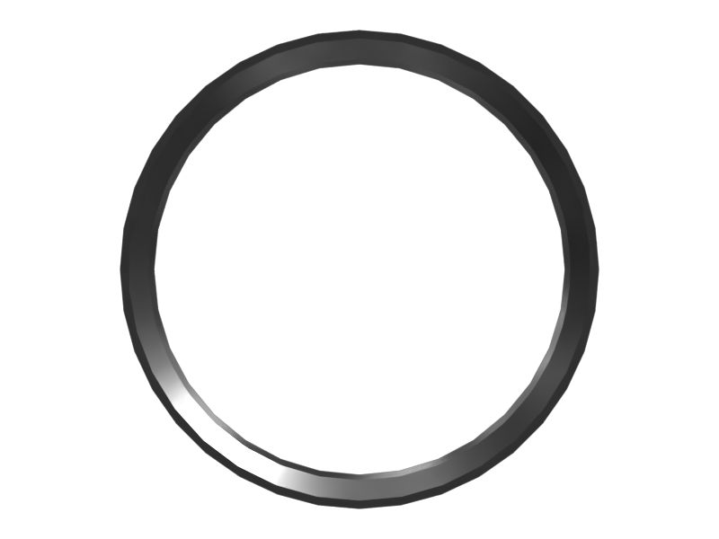 Входная V-образная посадочная вставка из литого стального сплава диаметром 39,10 мм