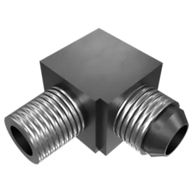 032-1269: 7/8-14, 1/2-14 NPTF gjenget 90° albueadapter