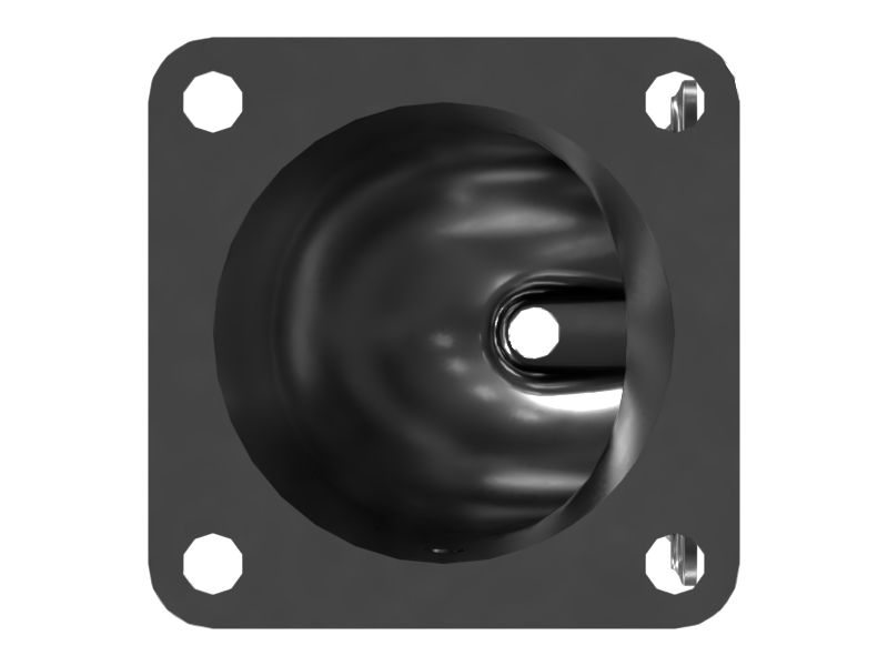 Коленчатый патрубок на выпуске турбокомпрессора