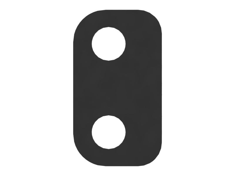 Опорная плита пальца толщиной 10 мм