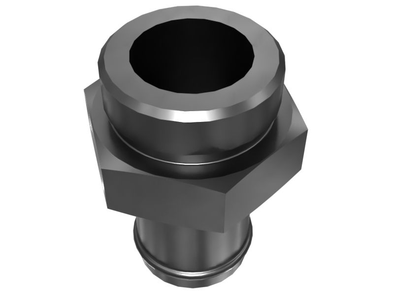 1-5/8"-12 Straight Adapter