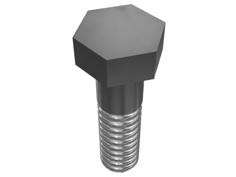 101-3672: Boulon à tête hexagonale fileté M36 x 4
