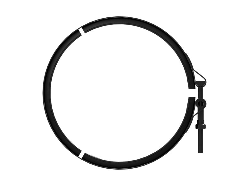 V-образный зажим для ленты с минимальным внутренним диаметром 186,70 мм