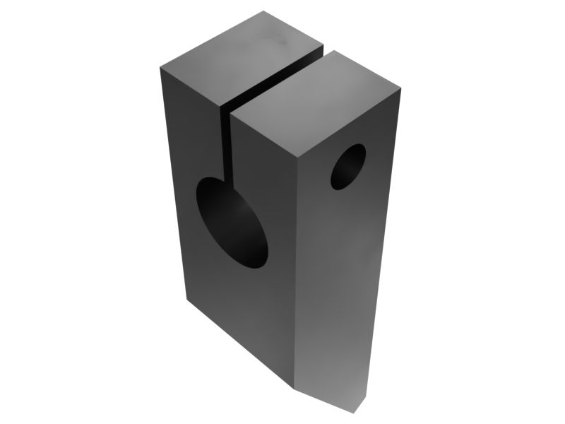 117-5540: Монтажный кронштейн опорного катка гусеницы