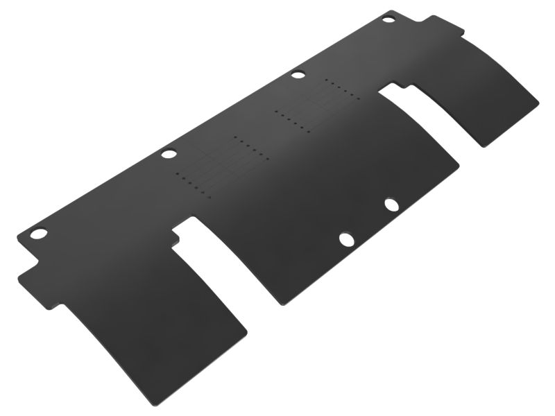 5mm Thickness Hydraulic Lines Front Guard Baffle