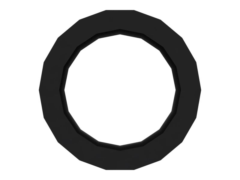 Нейлоновая пластиковая трубка для сыпучих материалов наружного диаметра 16,90 мм