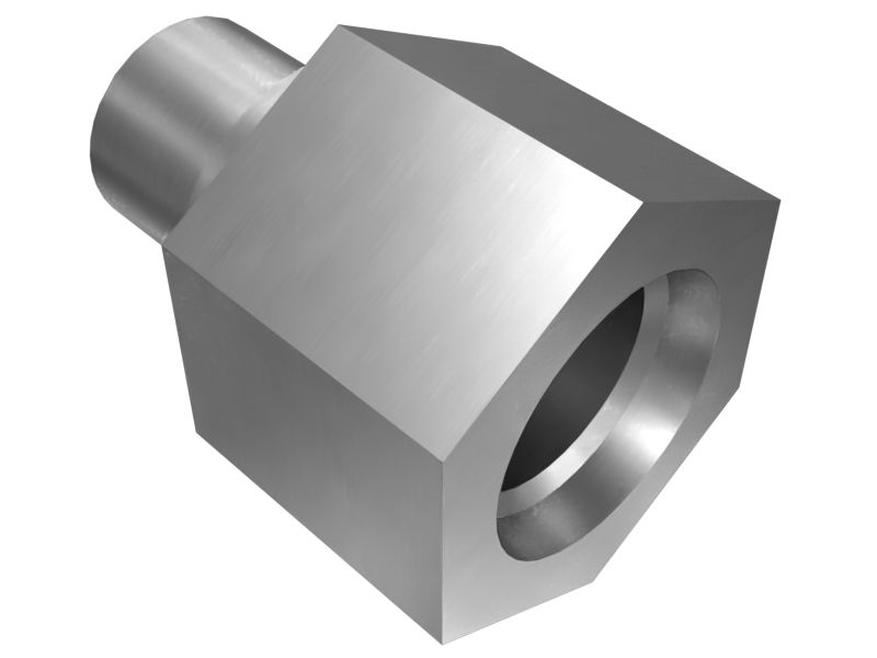 Прямой переходник с шестигранной головкой 1/2-20-2A