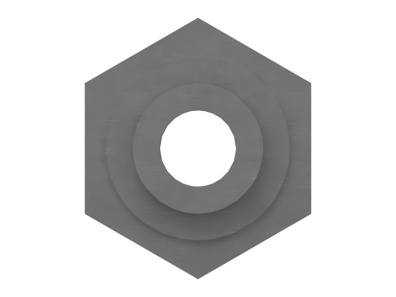 Прямой переходник с шестигранной головкой 1/2-20-2A