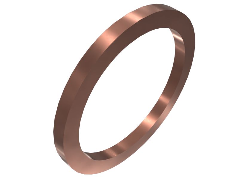 8B-3410: Прокладка адаптера для зливу масляних магістралей