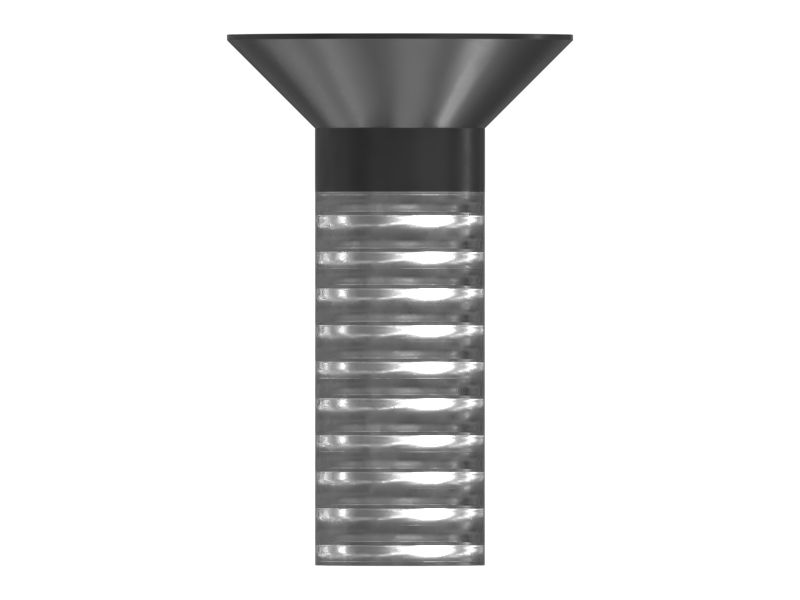 Винт с плоской головкой, длина 50 мм