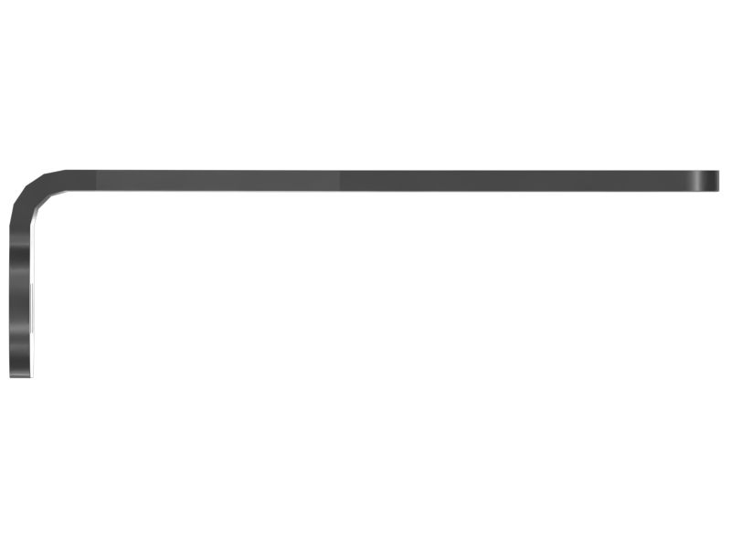 Монтажная пластина с четырьмя болтами толщиной 6 мм