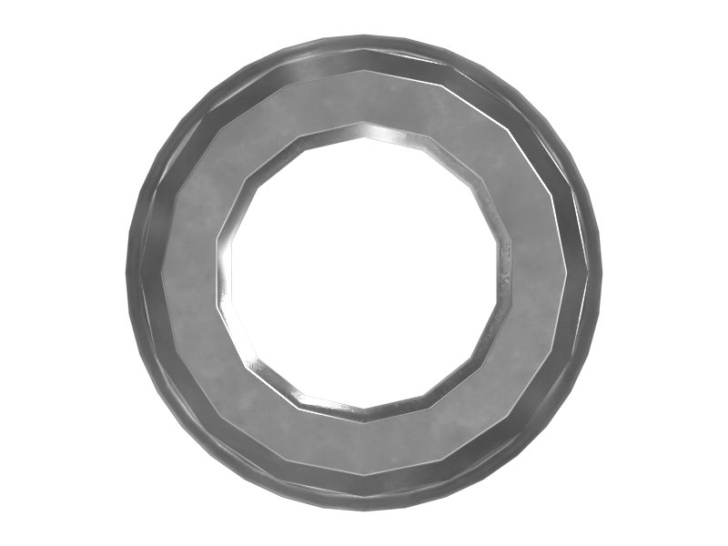 Литая чугунная направляющая втулка клапана общей длины 80 мм